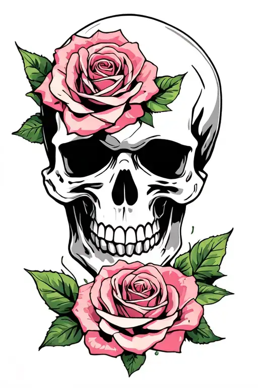 Skull And Roses