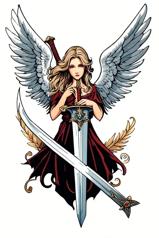 Angel And Sword