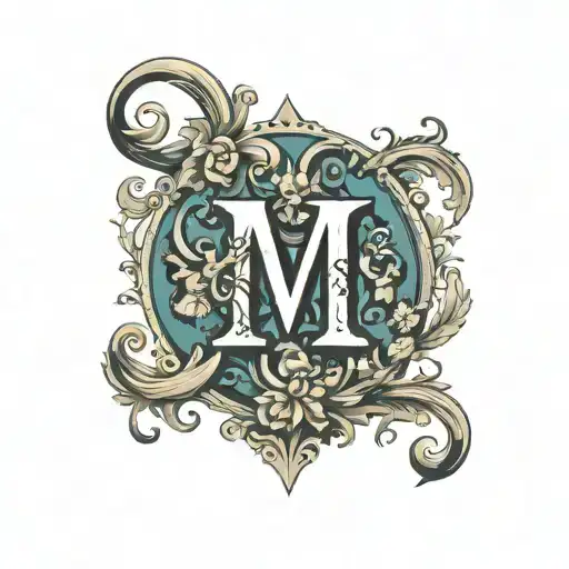 Initial A And M Letter