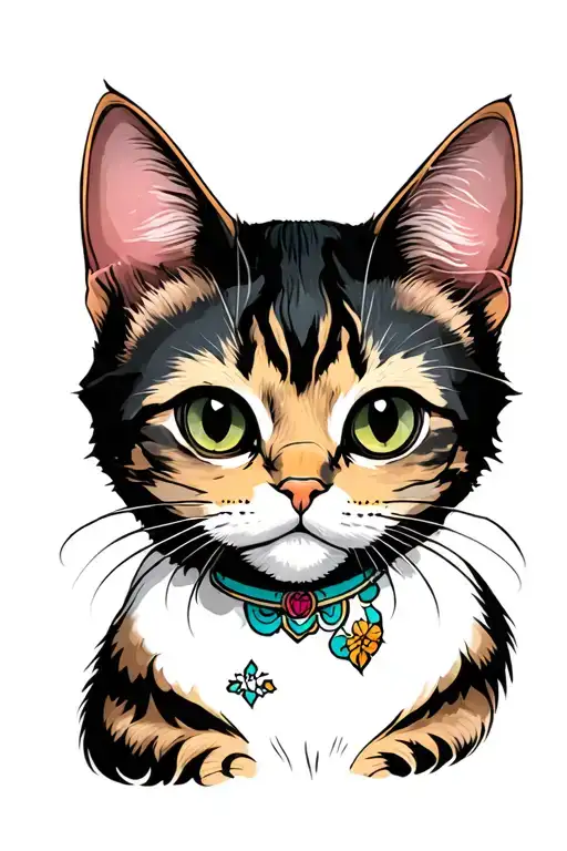 Cat Sfinks With Tattoos Inspired