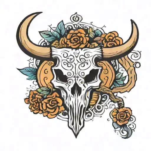 Texas Longhorn Skull