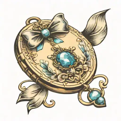 Locket With Pretty Bow
