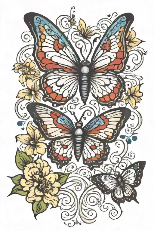 Butter Fly With Birthday Of 12 01 2016