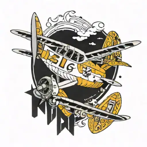 Airplane Made Entirely Of Letters