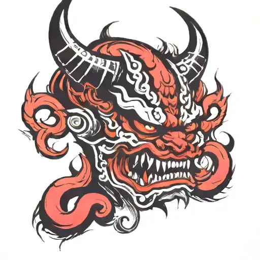 Oni Demon Mask