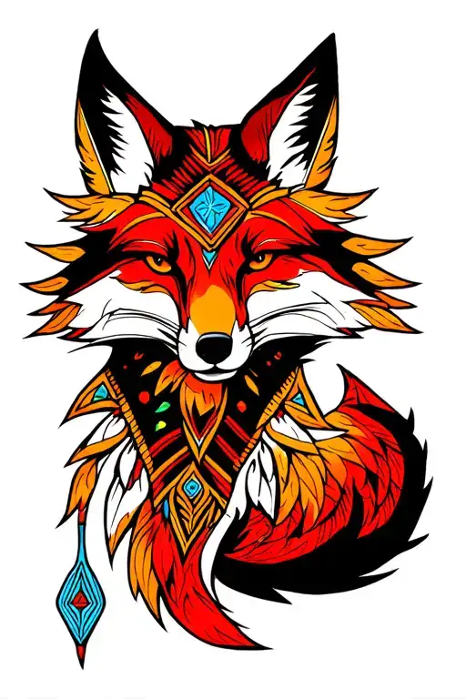 Cherokee Fox Spirit Symbol