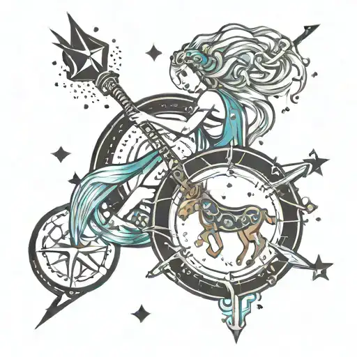 Sagittarius And Aquarius Constellation