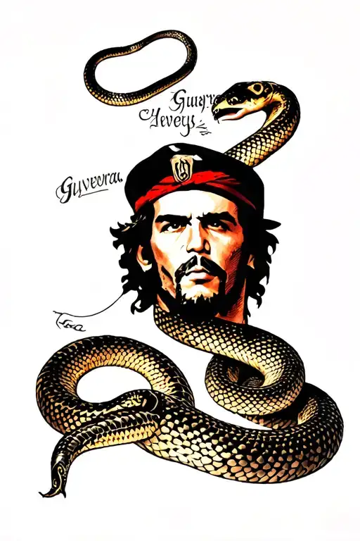 Che Guevara Fingers In V Snake