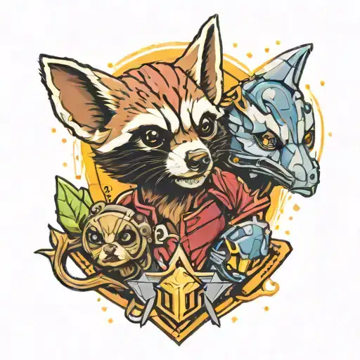 Guardians Of The Galaxy Filled With Stars