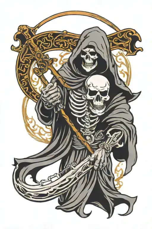 Grim Reaper Holding