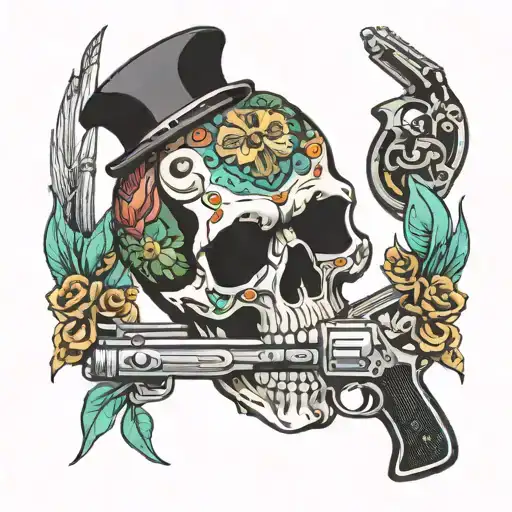 Skull Guns Money Drugs