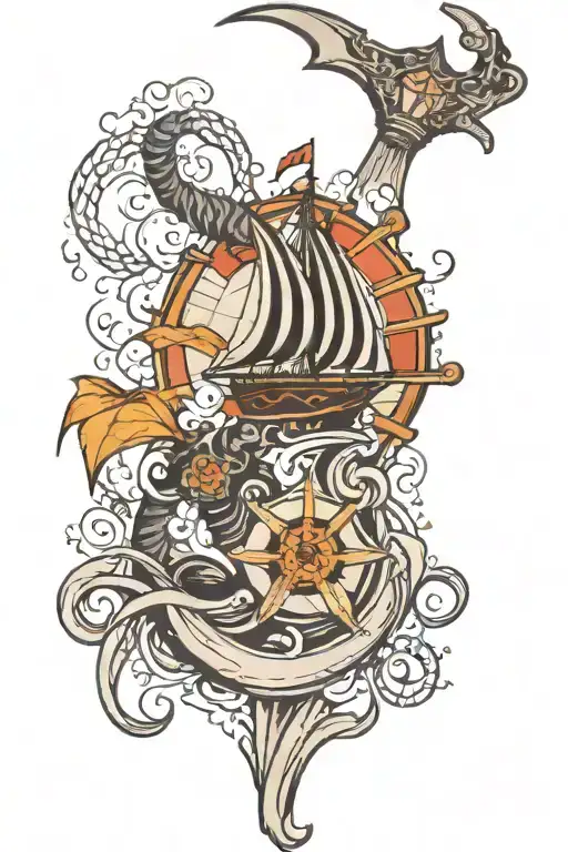 Nautical Arm Sleeve