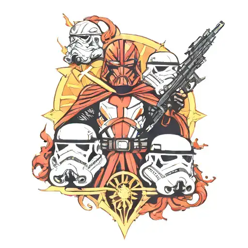 Star Wars Sith And Stormtroopers