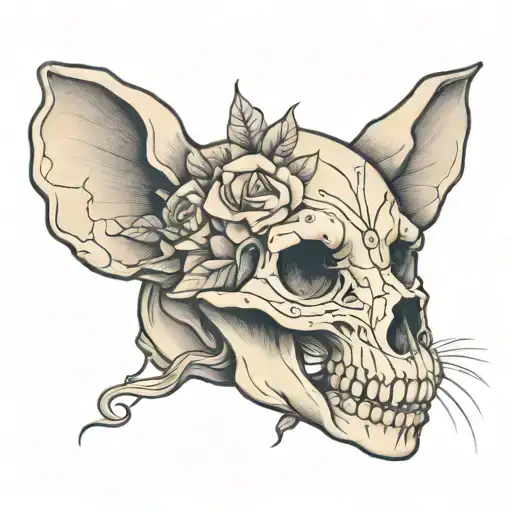 Rat Skull Flowers