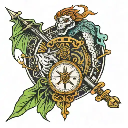 Tarot With Sword And Scales