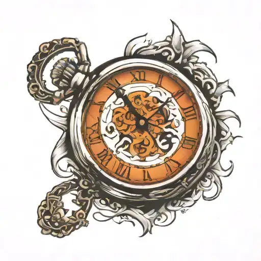 Pocket Watch With Date