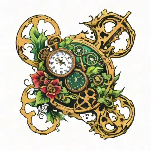 Nurburgring Green Hell And A Clock And Timer