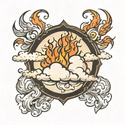 Cloud Around Fire Love