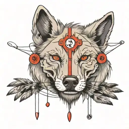 Wolf Head Being Controlled By Puppet Strings