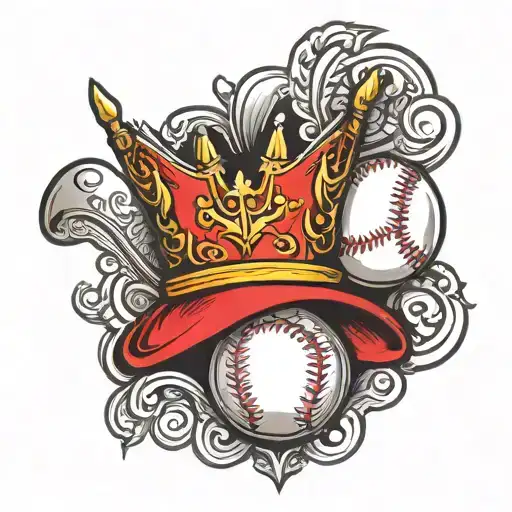 Baseball With Draftkings Crown
