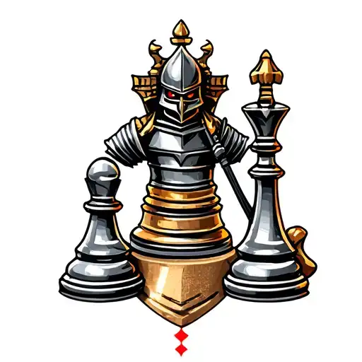 Knight On Chess Piece
