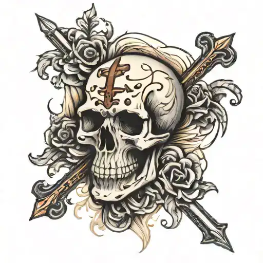 Skull And Cross