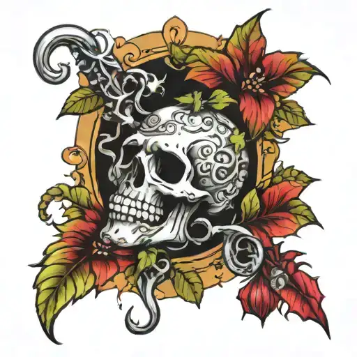 Thorn Vine Tattoo Design