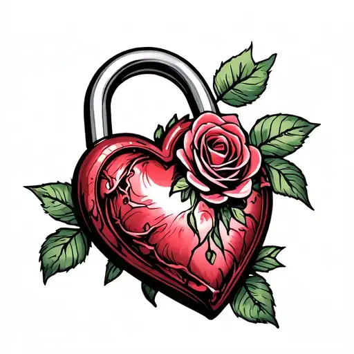 Heart Lock Rose