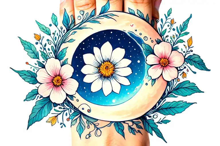 Moon Flowers Dreamy Wrist