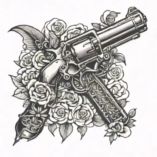 Gun On Upper Arm
