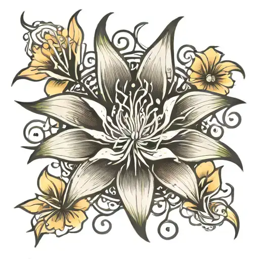 Karma Symbol Spider Lily