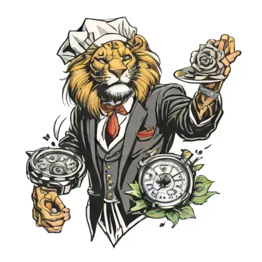 Money Rolex And Chef Lion