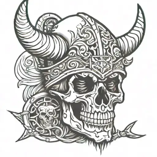 Nordic Skull Vikings