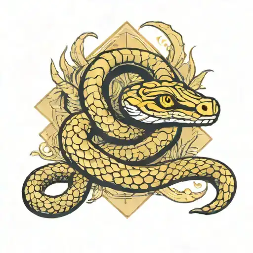 Roman Snake Desert Gold Mine Entrance