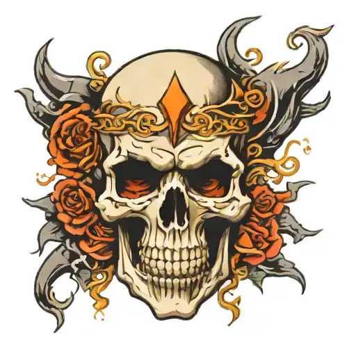 Heavy Metal Skull
