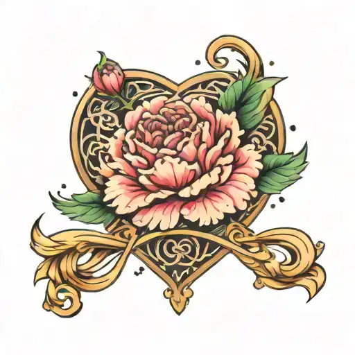 Carnation And Love Infinity