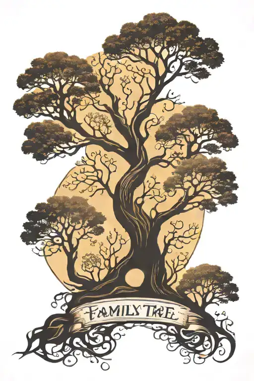 Family Tree Silhouette