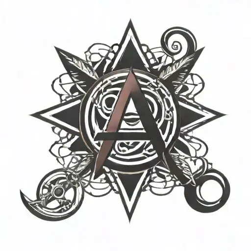 Red Anarchist Symbol