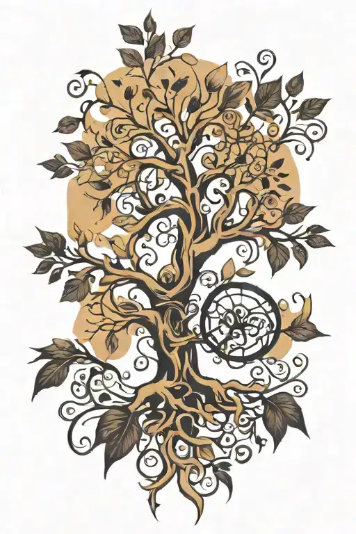 Tribal Family Tree Branches