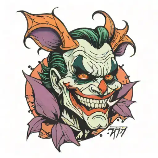 777 With Joker Smile Face