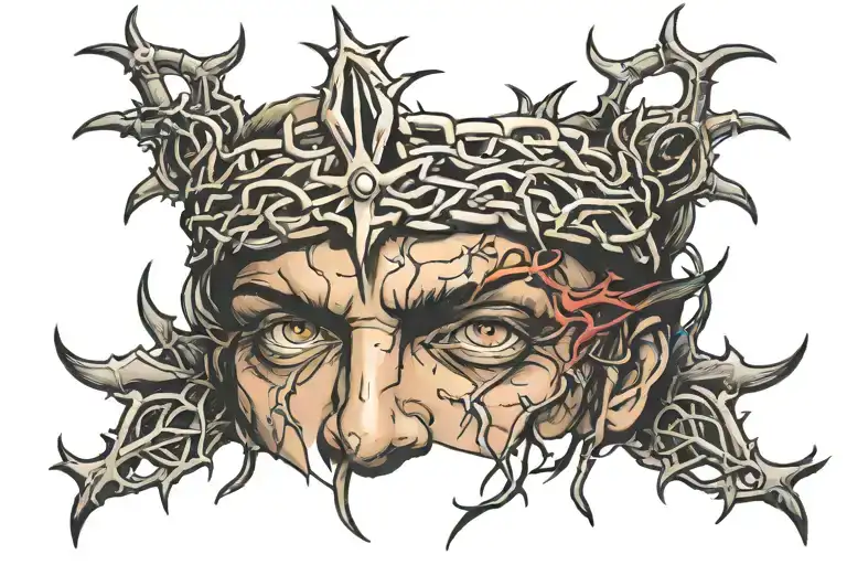 Crown Of Thorns Forehead
