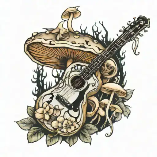Guitar Forest Mushroom