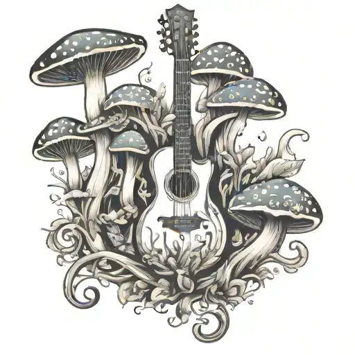 Guitar Forest Mushroom