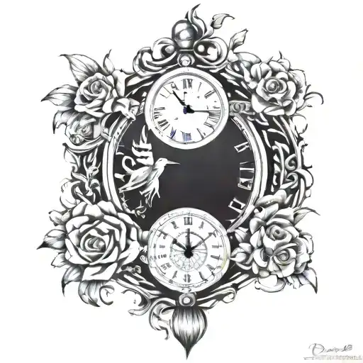 Clock With Family