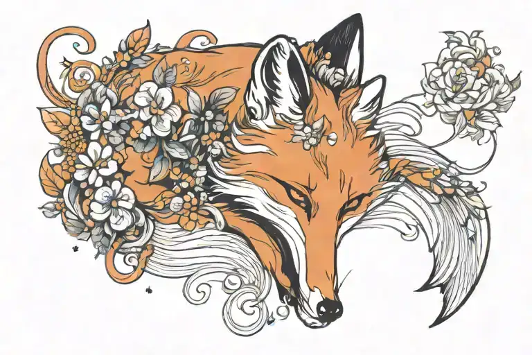 Fox Jumping Delicate Aloof Looking Towards Me