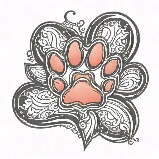 Dog Paw Print
