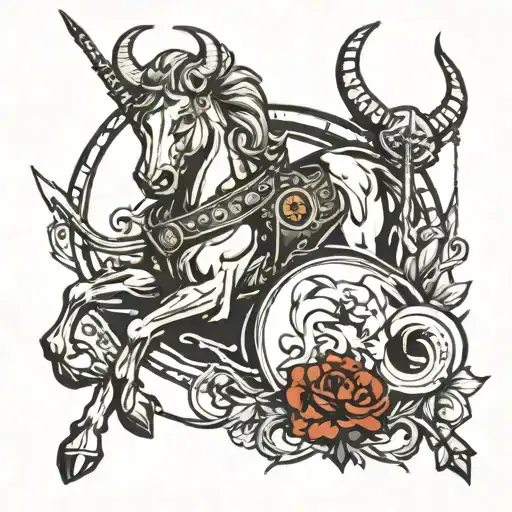 Ares Leo Sagittarius Symbol