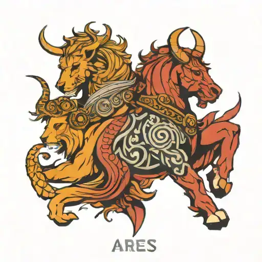 Ares Leo Sagittarius Mixed Minimal