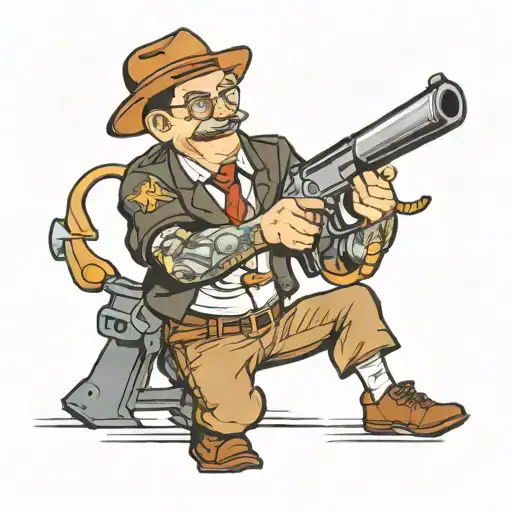 Milton Jr And Gun Shooting