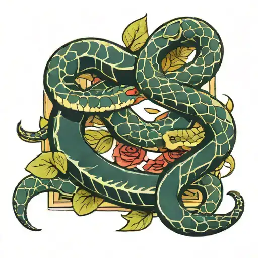 Snake Puzzle Pieces Forming